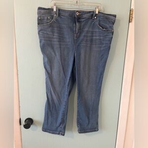 Torrid cropped super skinny jeans